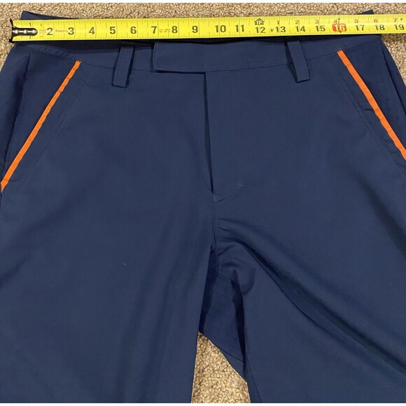 Under Armour Golf Shorts‎ Navy Orange Performance Stretch 1248085 Mens Size 36 - Picture 5 of 7